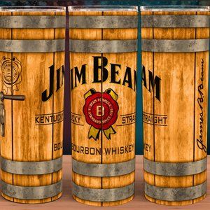 Beam Wood Barrel Kentucky Whiskey Tumbler 20oz